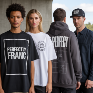 Premium casual wear group shot